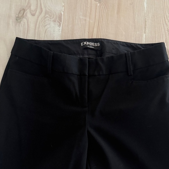 Express Black Straight Leg Women's Pants - Picture 2 of 5